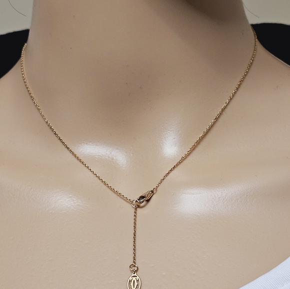 CARTIER D'AMOUR NECKLACE Diamond 18K Rose Gold - Picture 6 of 14